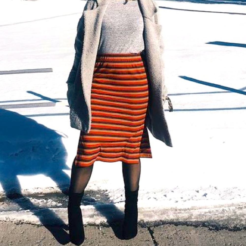Hope Avenue Striped Skirt